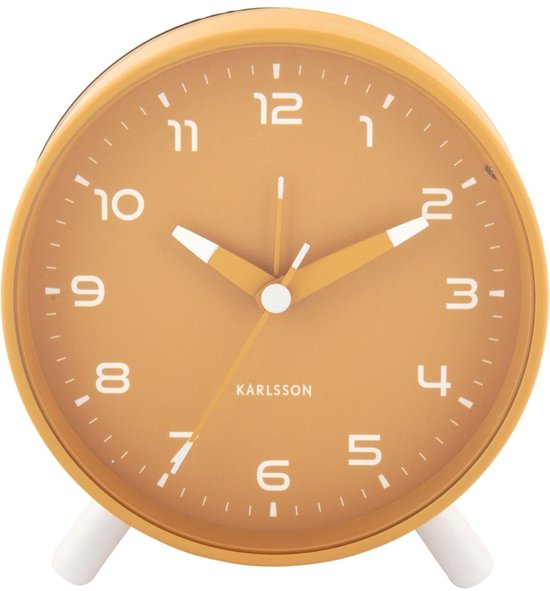 Karlsson - Wekker Retro Flat LED - Jungle groen - Karlsson