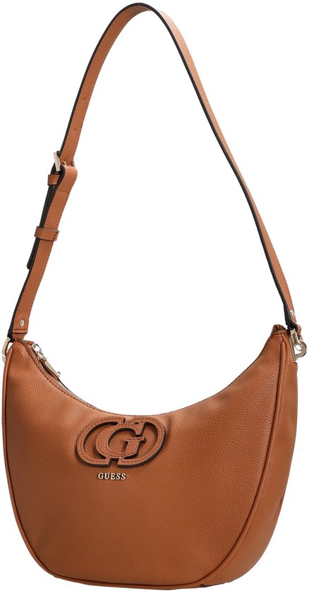 GUESS Sac à épaule Calebra Hobo Shoulder Bag Cognac Brun