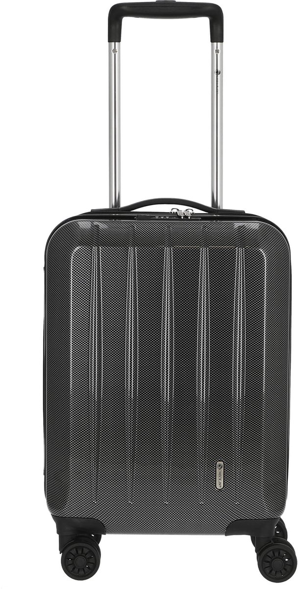 CHECK.IN London 2.0 - 4-wiel trolley 50 cm (carbon schwarz)