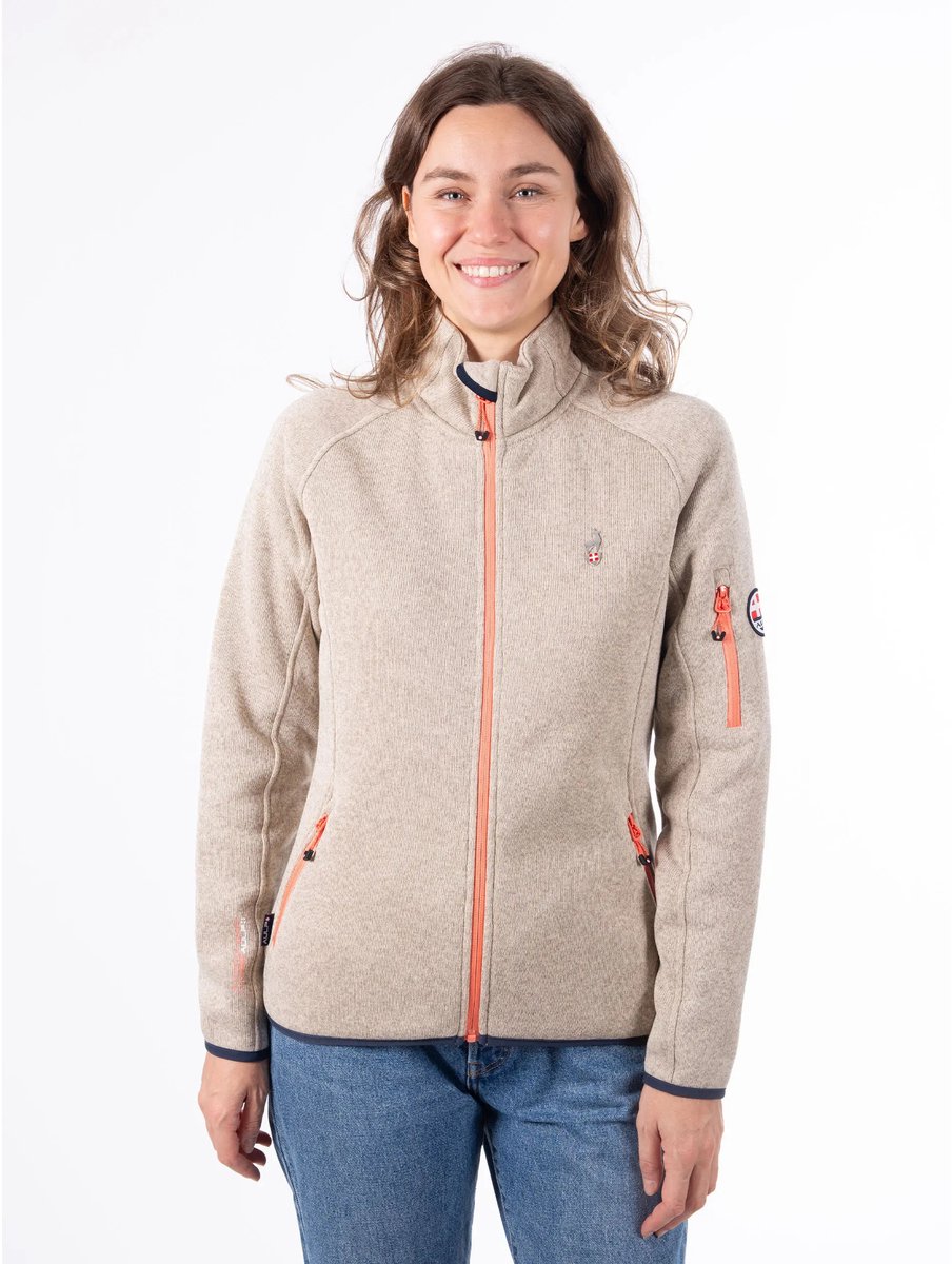 Damesfleece Aulp Rikka Geel