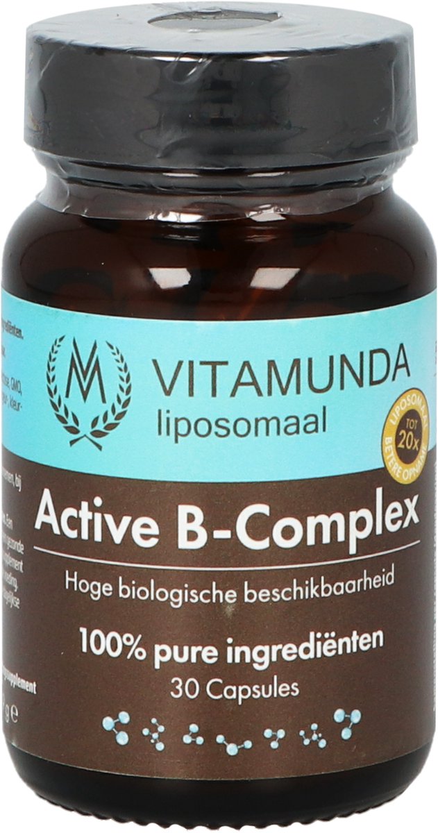 Vitamunda Liposomale Active B-complex - 30 capsules - Vitamine B preparaat
