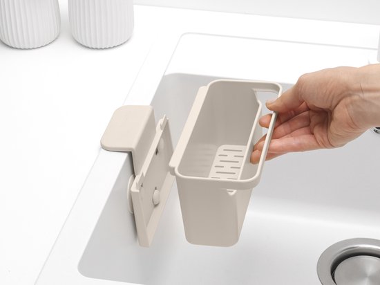 Organisateur d'Évier Brabantia SinkSide - avec Porte-Torchon - Beige Doux