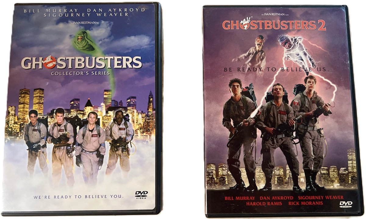 Ghostbusters 1 en 2 ( aparte dvdboxen )
