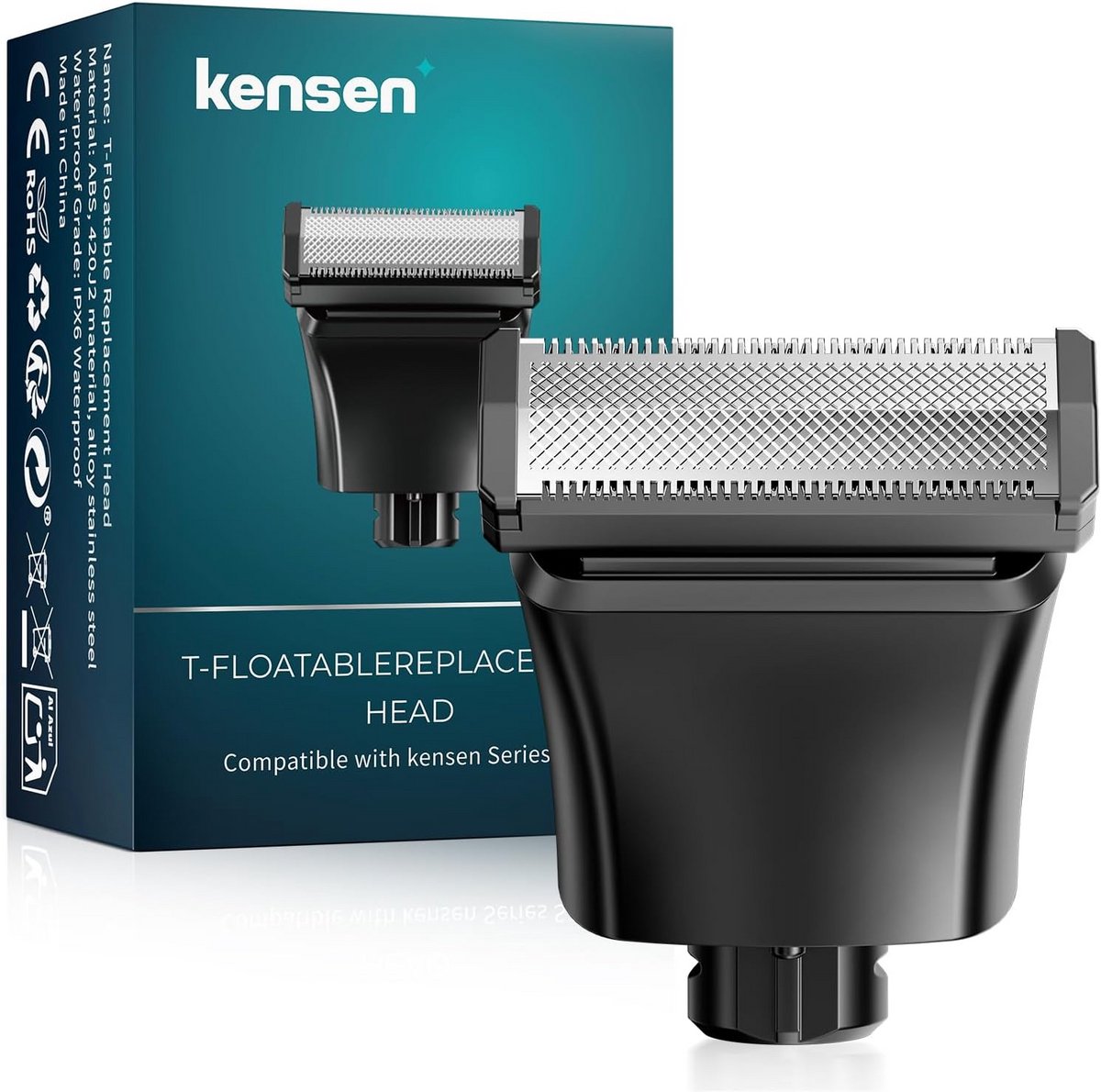 Scheerkop voor 2-in-1 scheerapparaat heren voor intieme zone