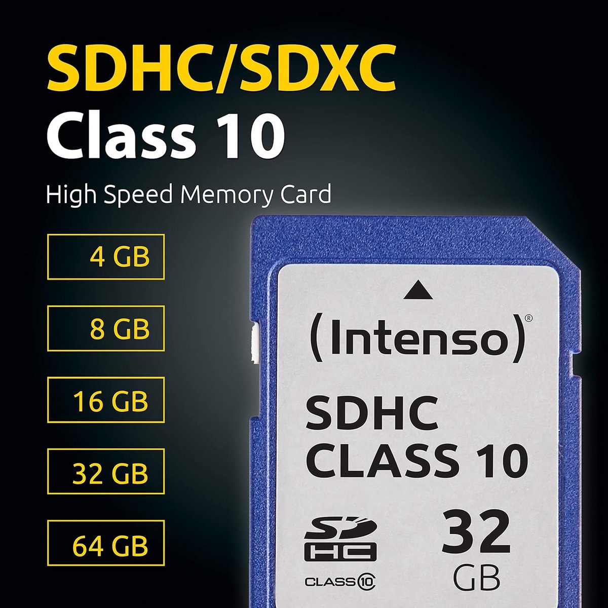 32GB SDHC Geheugenkaart Klasse 10 voor Camera's en HD Video