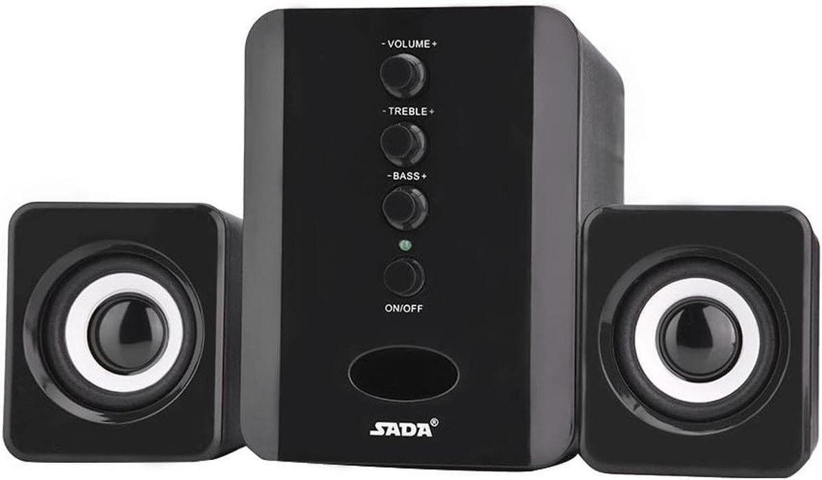 USB Desktop Speakers met 2 luidsprekersysteem - Versterk je Geluid voor PC, Laptop en Smartphone
