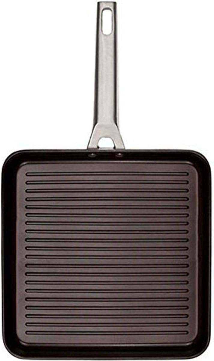 Gegoten Aluminium Grillpan 28 cm met Antiaanbaklaag voor Inductie