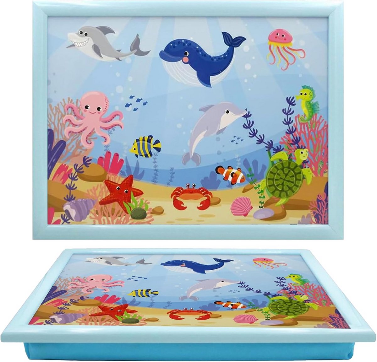 Little Stars Zeedieren Dienblad met Zitzak - Ideaal voor Diner en Snack