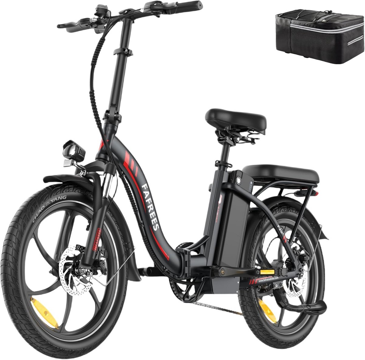 Opvouwbare 20 inch elektrische fiets E-MTB met 250W motor en 20Ah batterij