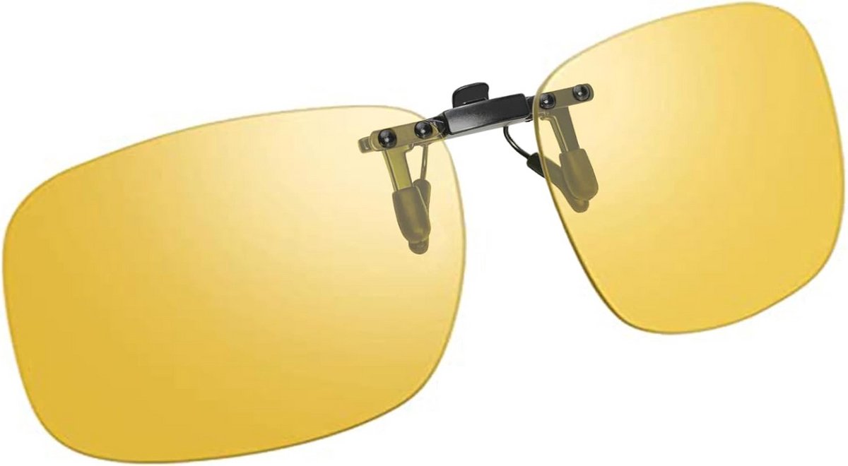 Gepolariseerde Nachtzichtbril met Clip-On - Anti-Glare Unisex Goggles voor Nachtelijk Gebruik