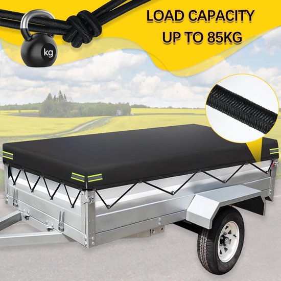 Elastisch Rubberen Koord voor Aanhangerzeil en Dekzeilen - Ideaal voor Camping en Zwembadafdekking (8 mm x 10 m) — afbeelding 2