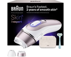 Braun IPL Smart Skin i·expert - IPL ontharingsapparaat - PL7211 - Ontharing Voor Thuis - Met Gratis App - 2 Slimme Koppen
