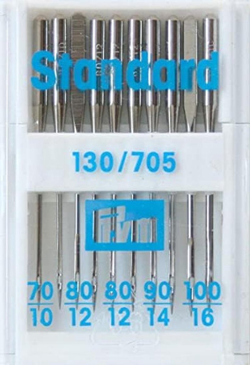 Standaard Naaimachine Naalden Gemengd 70-100 - 10 Stuks