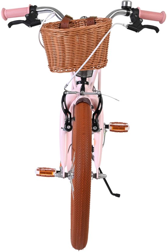 Volare Ashley Kinderfiets - Meisjes - 18 inch - Roze - Twee handremmen — afbeelding 2
