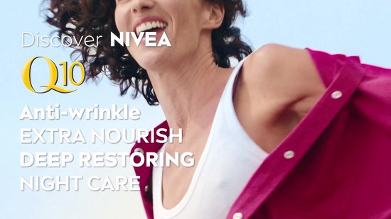 NIVEA Q10 Anti-Rimpel Nachtcrème voor Vrouwen - Extra voedend - Gezichtscreme Droge tot Zeer Droge Huid - Anti-Rimpel Crème - Creatine – 50 ml
