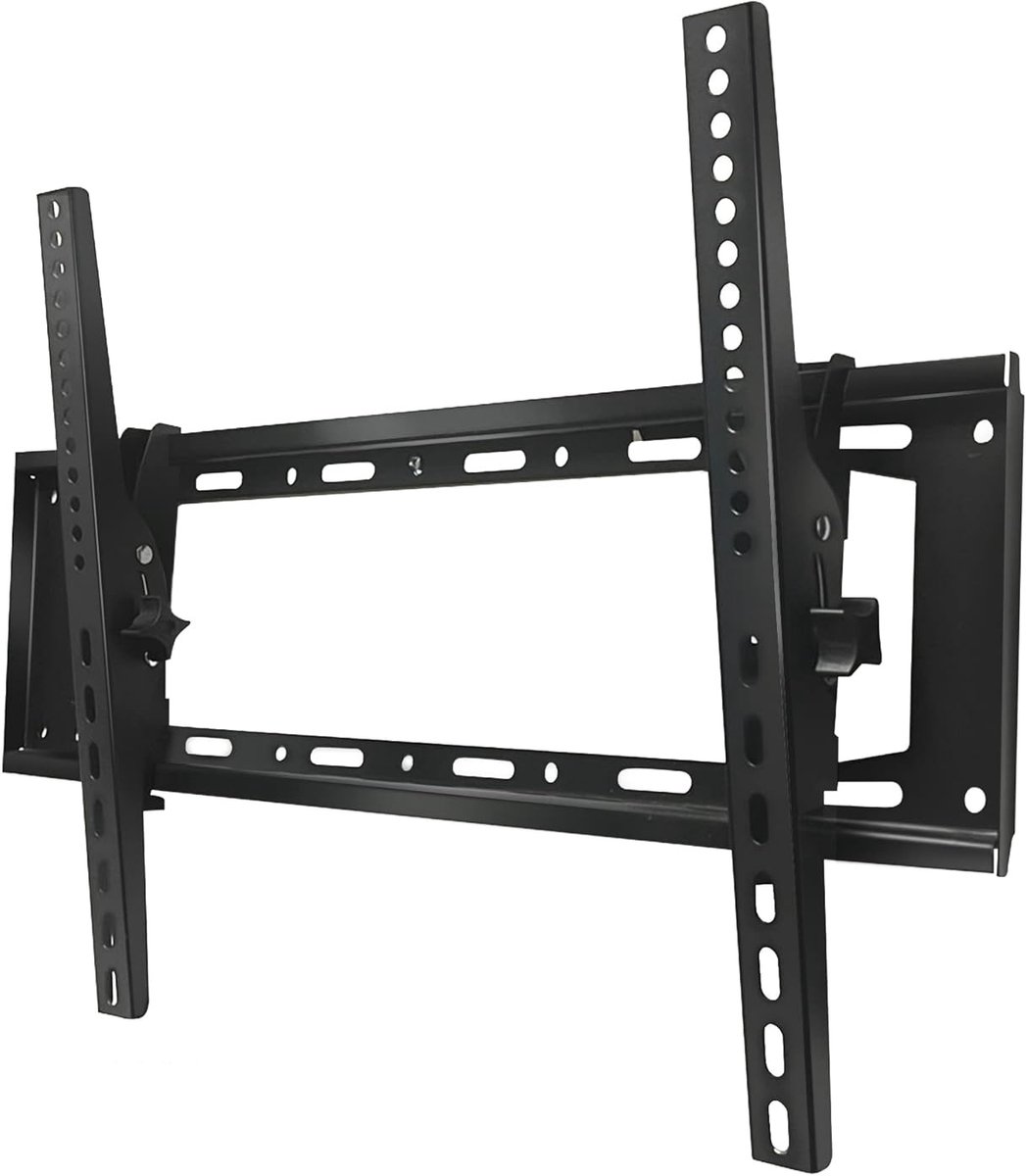 TV-muurbeugel, verstelbaar, kantelbaar, draaibaar, gebogen en platte tv-houder, VESA 400 x 600 Max (32-65 inch), max. 45 kg