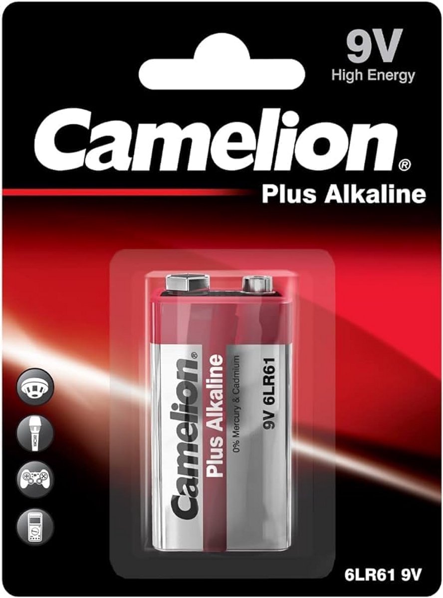 Alkaline 9 Volt blokbatterij 6LF22 - Hoge stroom voor afstandsbedieningen en speelgoed