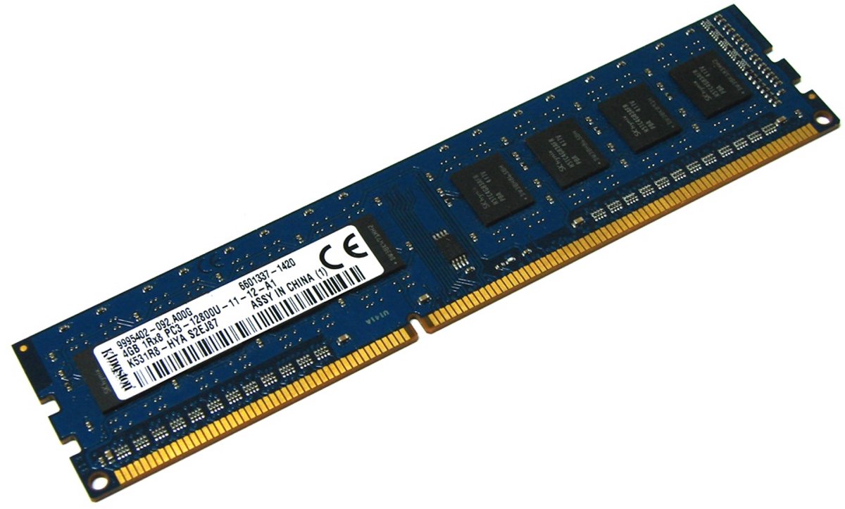 Kingston K531R8-Hya – 4Gb Ddr3 Dimm Desktop Geheugen – Betrouwbaar & Compatibel
