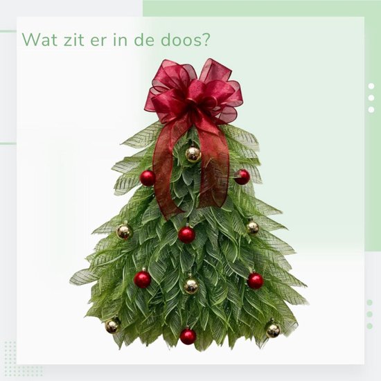 Gedecoreerde kerstkrans classic | Kerstversiering | Kerst huur