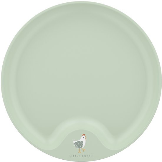 Mepal Mio Kinderbord Little Dutch - Magnetronbestendig - Met greep - Kinderservies - Little Farm