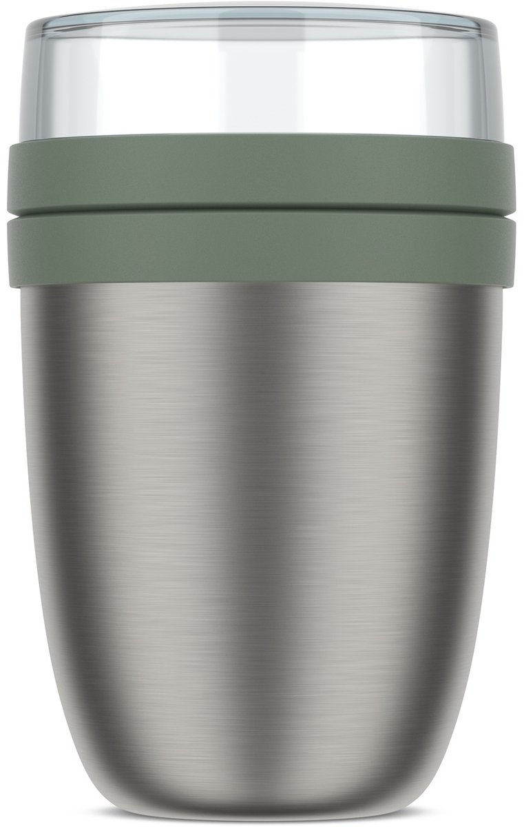 Mepal isoleer lunchpot Ellipse - 500 + 200 ml - Thermos lunchbox - Nordic sage