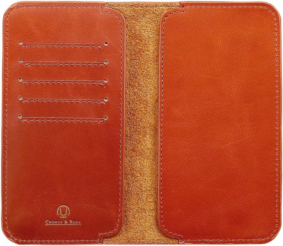 Luxe leren smartphone portemonnee met geschenkdoos