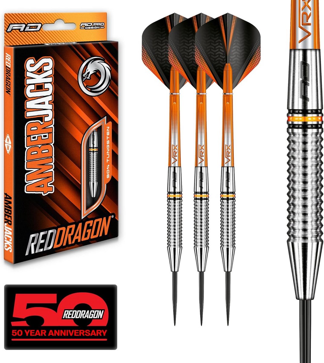Professionele Steeltip Dartpijlen Set - Tungstenen Darts met Schachten en Vluchten