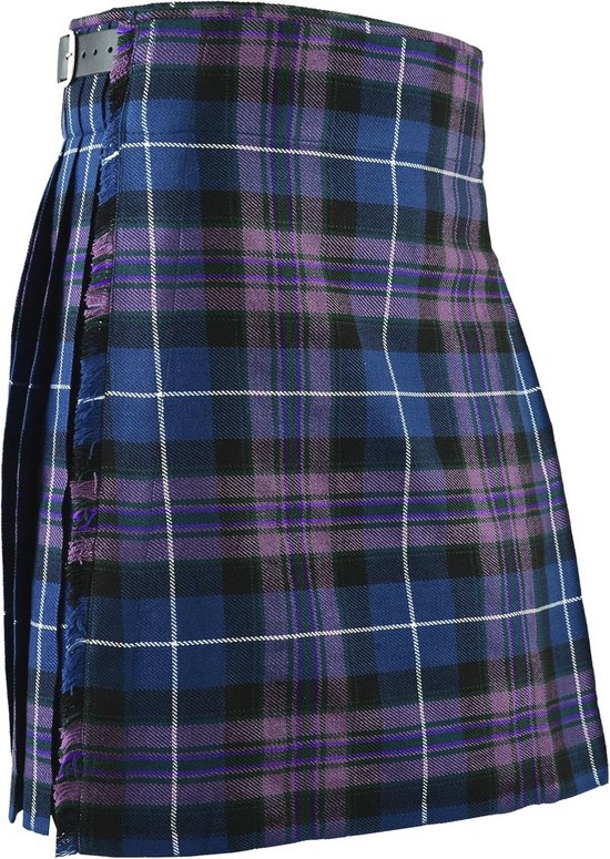 Kilt Hybride Bicolore Bleu Et Tartan US Navy | Kilt écossais Sur
