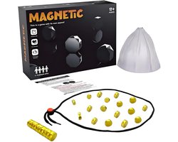 Magnetisch Schaakspel – 20 Stukken 155 g – Draagbaar Educatief Bordspel – Voor Kinderen & Volwassenen – Goudkleurig