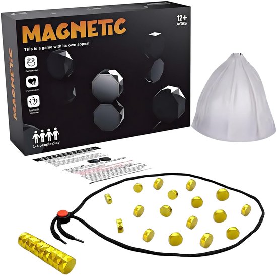 Jeu D’Échecs Magnétique 20 Pièces – Portable Avec Sac, Pour Enfants Et Adultes, Idéal En Voyage Et Camping