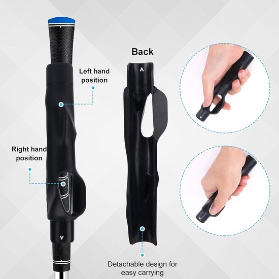 Golf Swing Trainer voor Anti-Slip Grip, Handpositie Oefenhulpmiddel voor Beginners - Verbeter Golfclub Houding met Correcte Griphouding - Accessoires van Merkloos — afbeelding 3