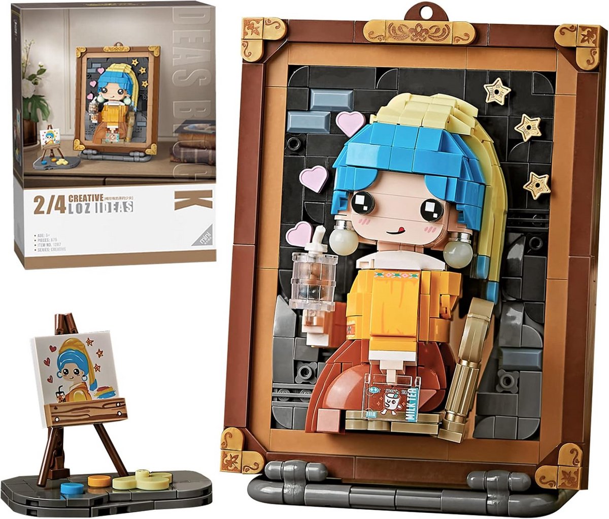 Mini Bouwsteentjes Set voor 3D Schilderen en Diorama Creatie