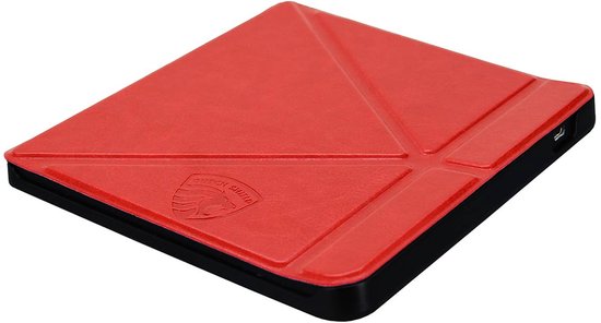 Origami Sleepcover Geschikt voor Kobo Sage Hoes Rood * - ereader hoesje - cover van Origami Sleepcover — afbeelding 4