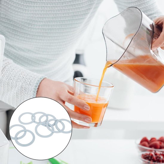 Blender Pakking Vervanging - Rubberen O-Ring voor Goede Afdichting - Compatibel met Osterizer - 8 Stuks. van Merkloos — afbeelding 4