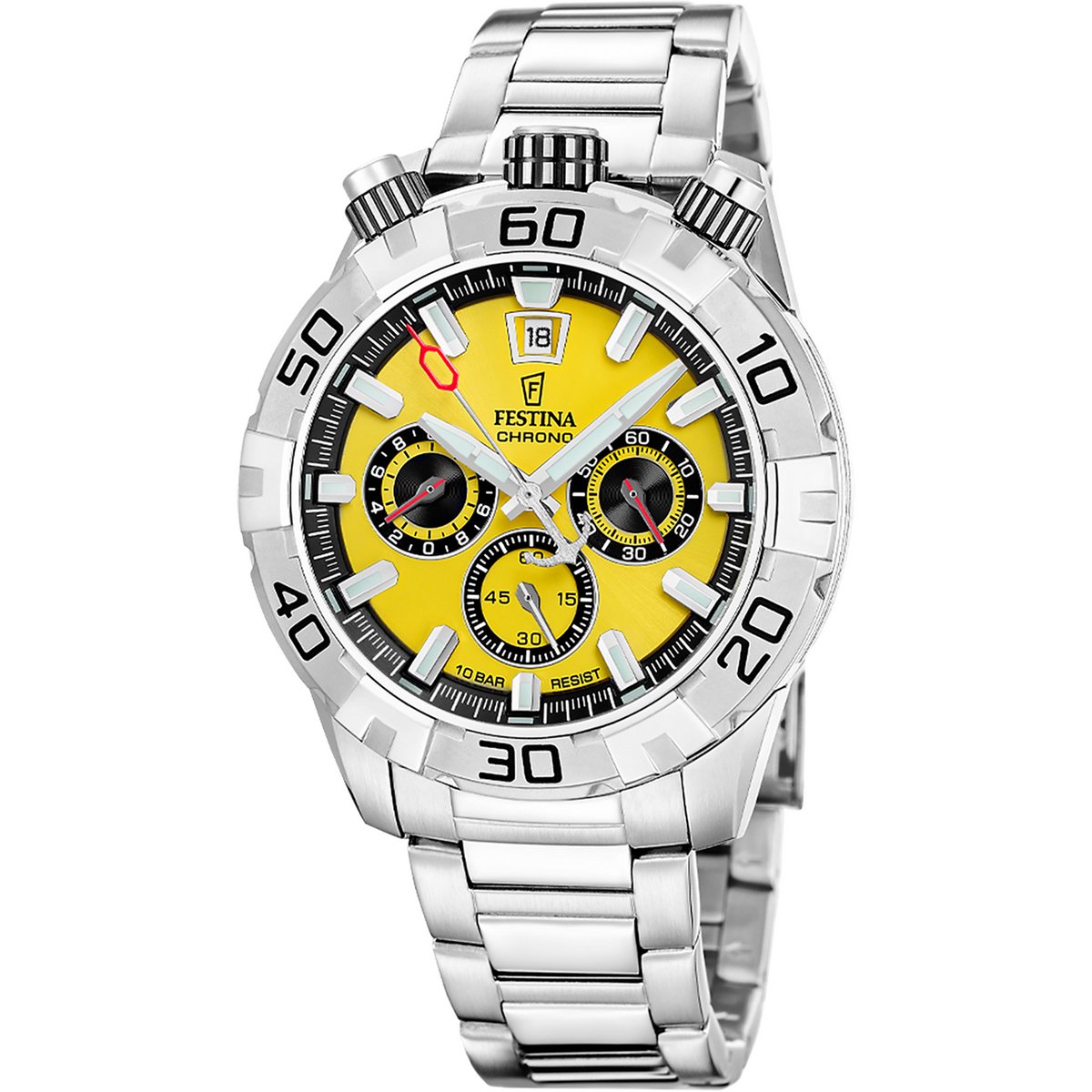 Festina Bullhead F20743-4 - Herenhorloge - Ø 45 MM