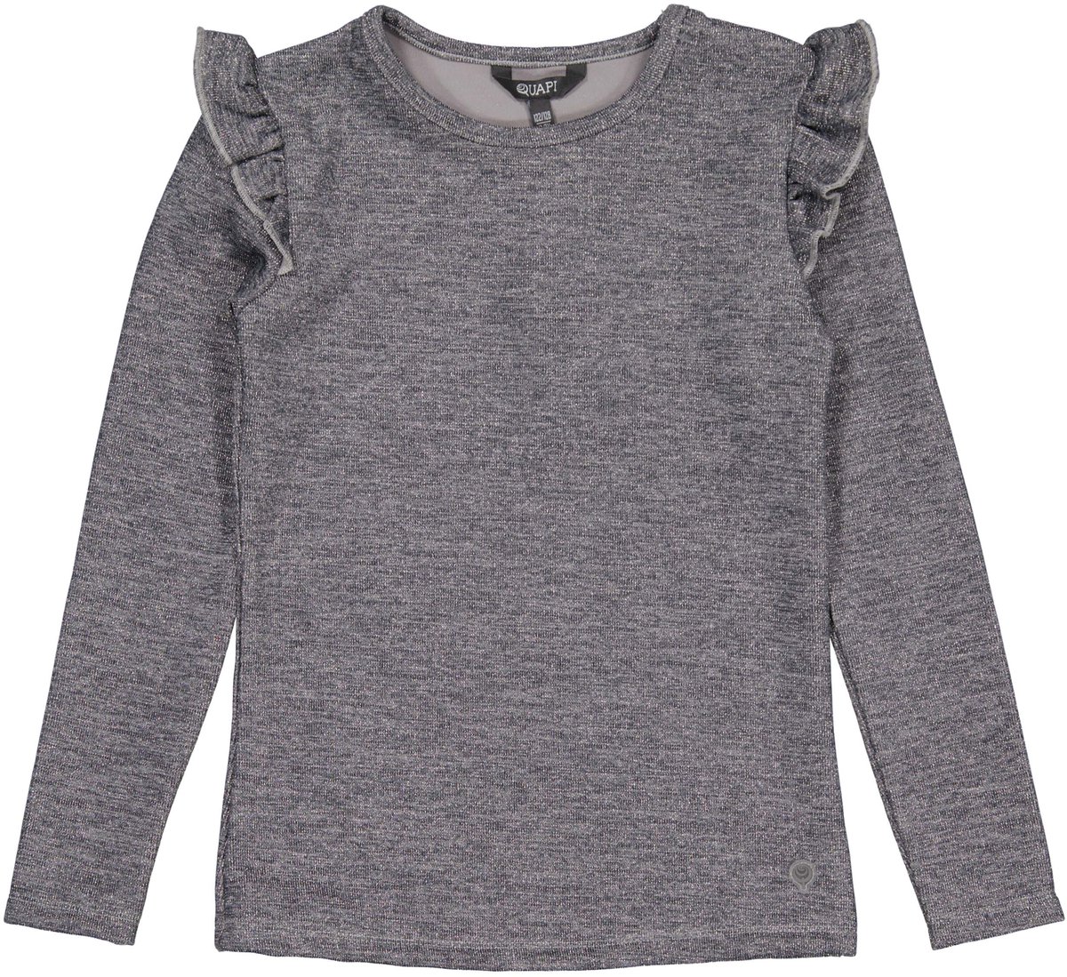 Quapi - Meisjes longsleeve Harlotte - Silver - Maat 92