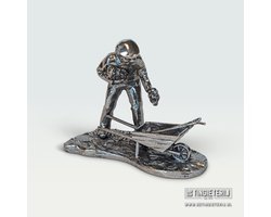 Beeldje Hovenier - Tuinman - jubileum hoveniersbedrijf - cadeau tuinman - beroepen beeldje - Ambacht