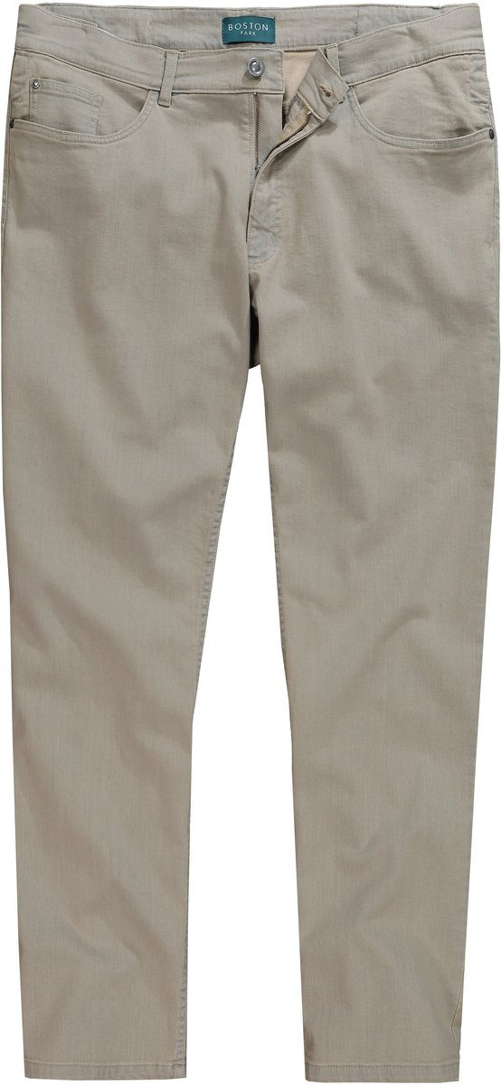 Boston Park - Heren - Jeans 5-pocket Regular Fit elastische band - Zand - Maat 72