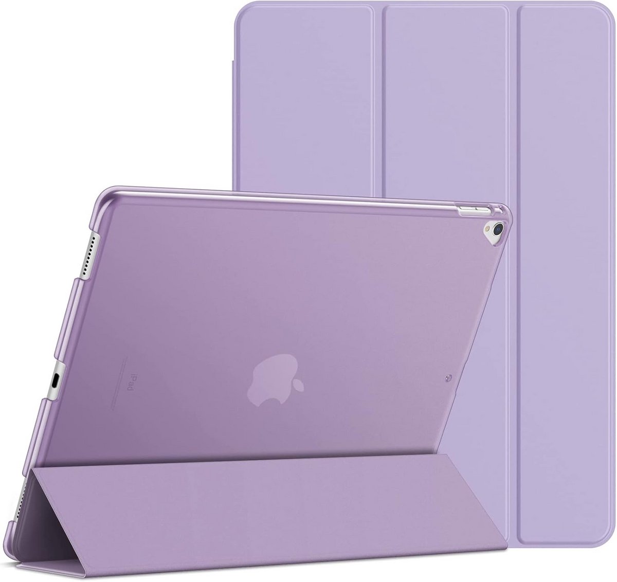 Hoes voor iPad Pro 12.9 inch (1e & 2e Generatie) met Auto Wake/Sleep Functie - Lichtpaars