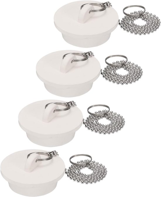 QUARKZMAN 2 stuks rubberen stoppen voor badkuip 1-7/8 inch afvoerstop
