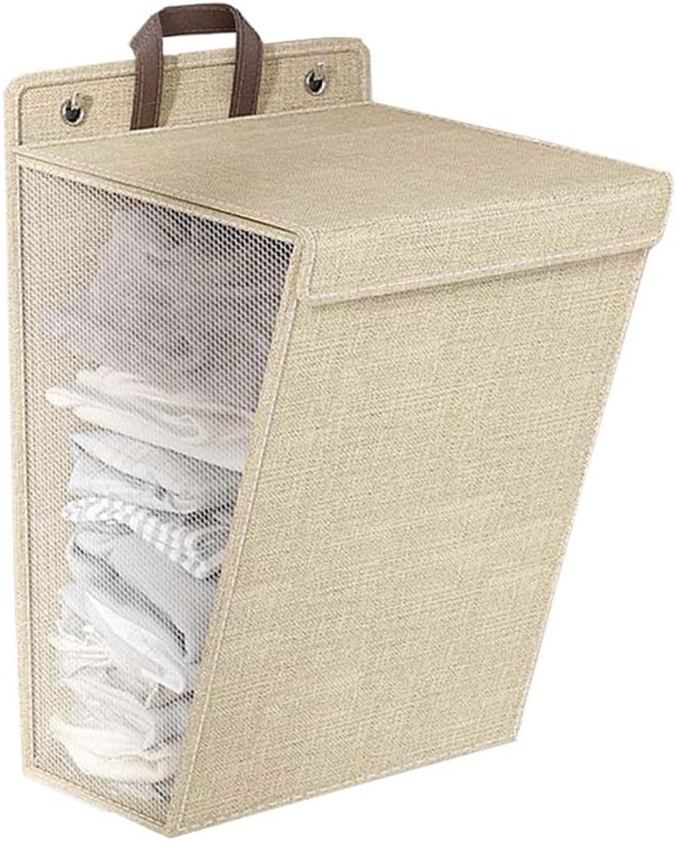 Opvouwbare Wasmand XXL met Handvat - Bruin