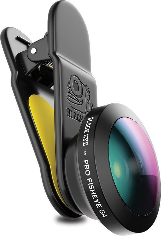Black Eye Pro Fisheye G4 Smartphone Lens - Zwart | bol.com