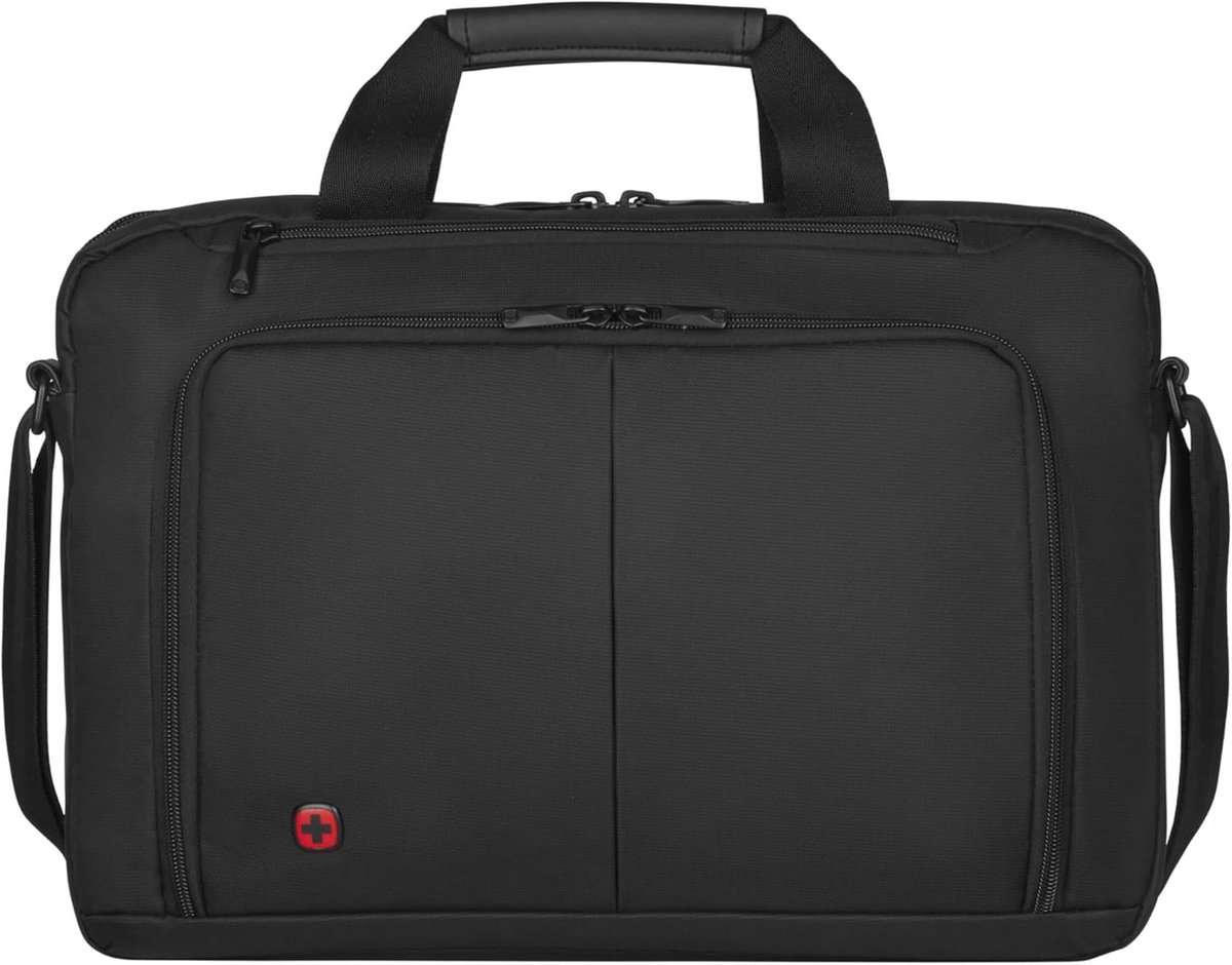 Laptoptas voor 16 inch laptops met Tabletvak, Zwart