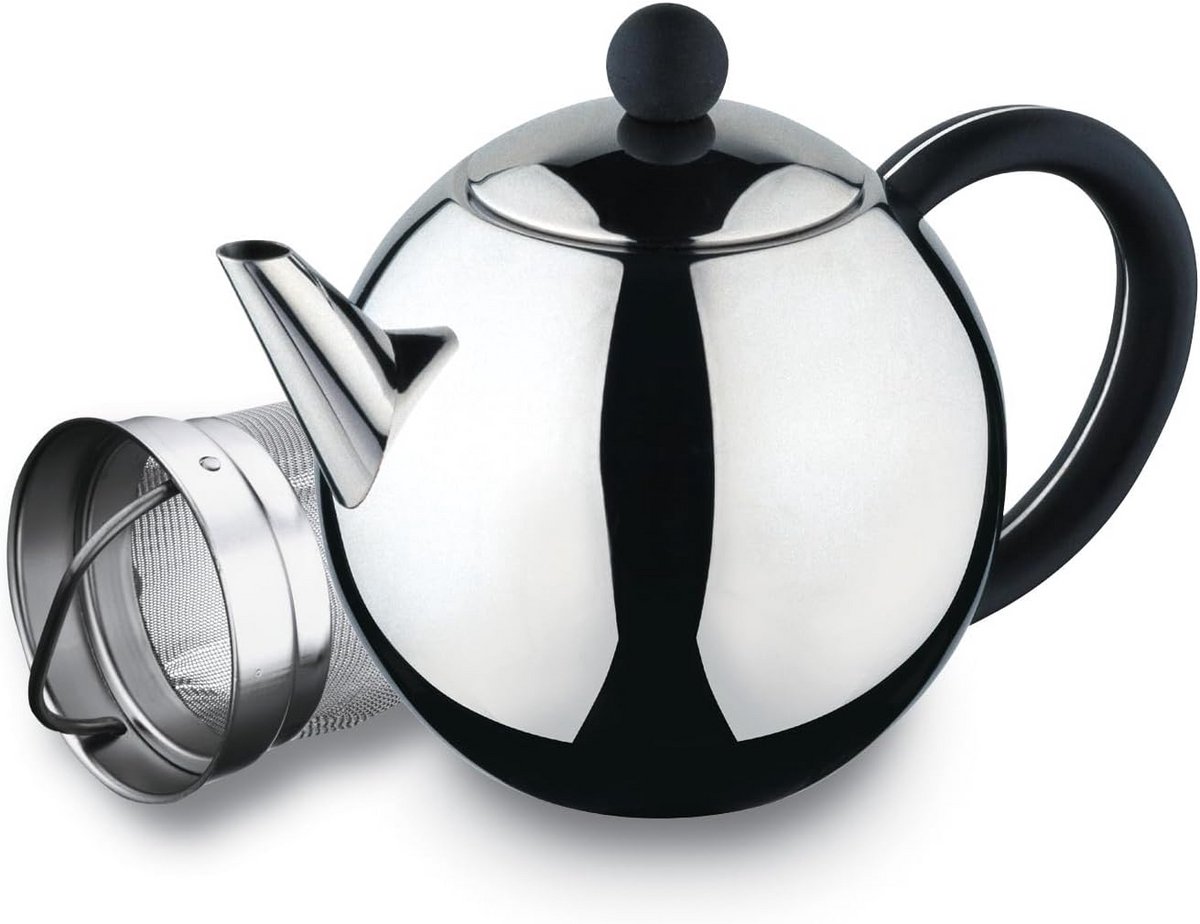 Hoogwaardige RVS Theepot met Infuser voor Losse Thee