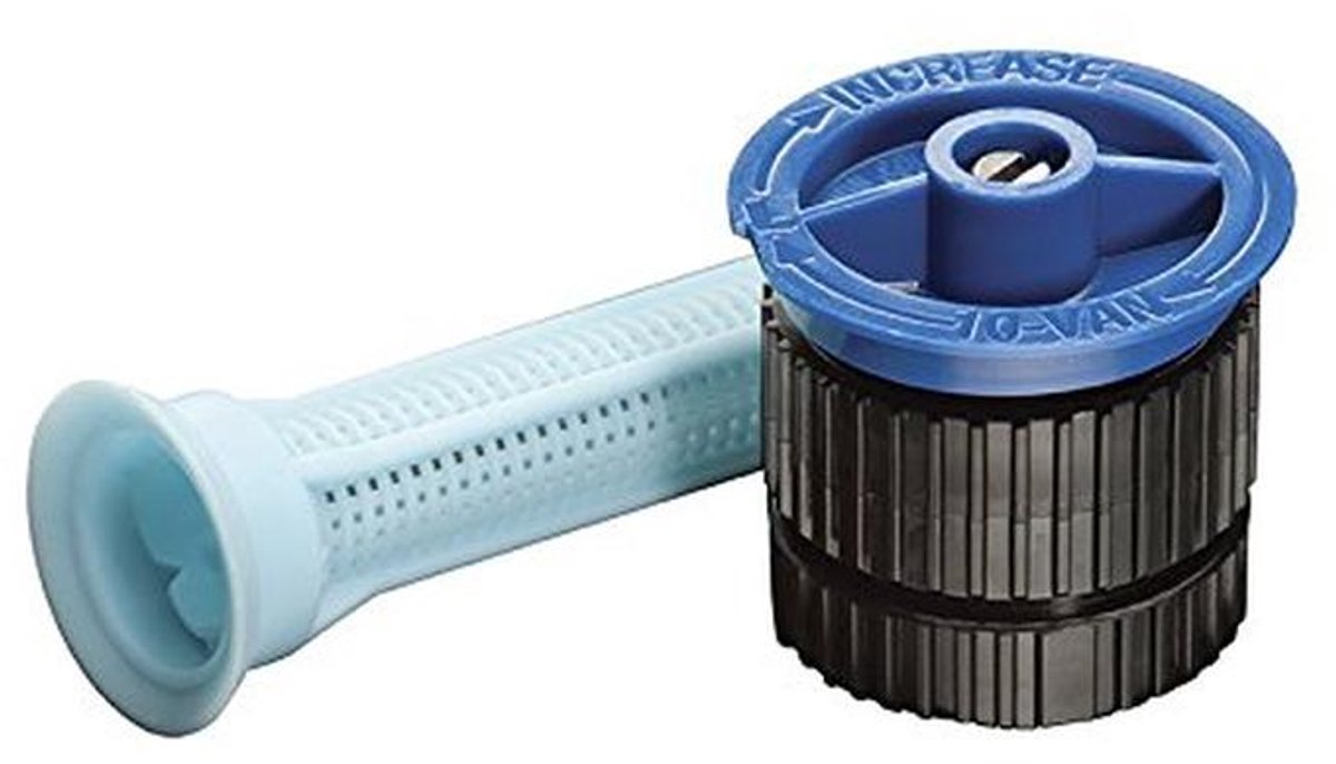 Instelbare sproeierset met 5 sproeiers voor diffusers - Bereik 3 m - Grijs