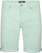 Petrol Industries Denim Shorts Heren - Jogg Denim Korte Broek - Slim Fit - Stretch Spijkerbroek - Herenkleding - 5 Zakken - Mannen Jeans - Groen - Maat M