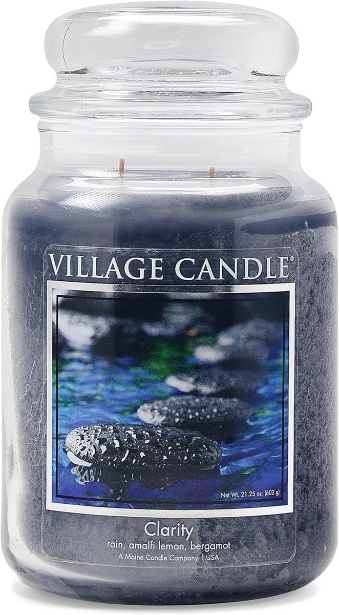 Grote Geurkaars 740g - Verkwikkende Geur van Lente Regen, Amalfi Citroen & Bergamot - 170 Branduren