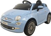 Fiat 500 12V+2.4G kinderauto Blauw