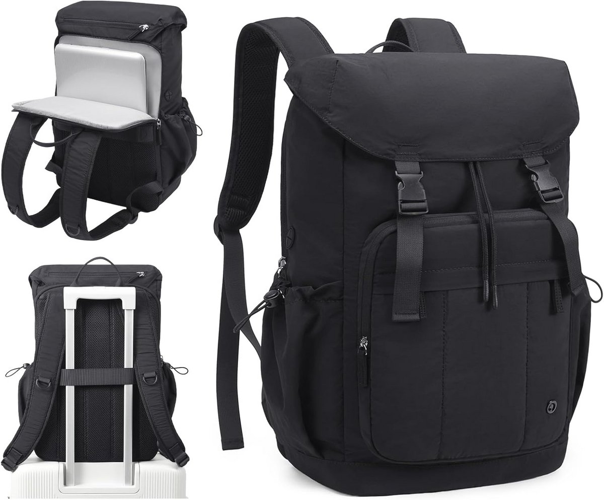 Elegante Dames Rugzak voor Laptop 15,6 Inch - Waterdichte School- & Werktas