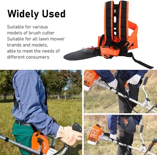 Inspanningsharnas - Comfortabel verstelbaar praktisch - comfortabel schouderharnas - voor bosmaaier/grasmaaier - universeel tuingereedschap accessoire van Merkloos	 — afbeelding 5